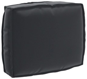 vidaXL Almofada Preto 50 x 40 x 12 cm Tecido Oxford