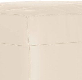 3 pcs conjunto sofás c/ almofadas tecido de microfibra bege