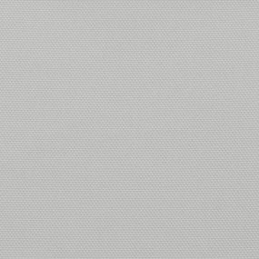 Tela de varanda 120x400 cm 100% poliéster oxford cinzento-claro