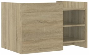 Mesa de centro 80x50x50 cm derivados de madeira carvalho sonoma