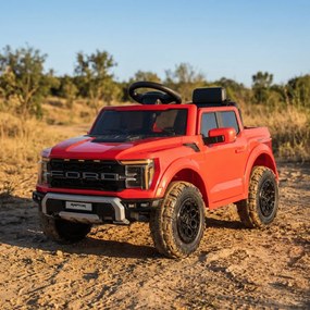 Carrinha Infantil bateria 12V Ford Raptor Vermelha