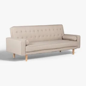 Sofá Cama Brion De 3 Lugares Beige Creme - Sklum