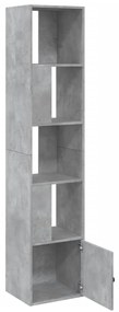 Estante 40x36x189 cm derivados de madeira cinzento cimento