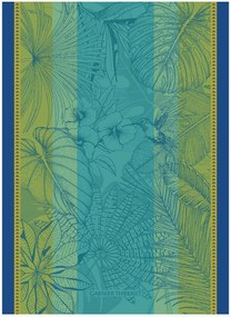 Toalhas de chá em tecido jacquard de algodão Plantes, conjunto de 4