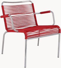 Cadeiras lounge artesanais empilháveis para jardim Mya Spaghetti, conjunto de 2