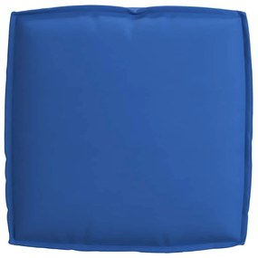 Almofada de Palete para Assento Azul Royal 50x50x12 cm Tecido Oxford