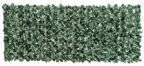 Outsunny Vedação Artificial em Rolo 2,4x1 m Vedação de Privacidade para Balcão Jardim Exterior Planta Decorativa de Parede PE Verde | Aosom Portugal
