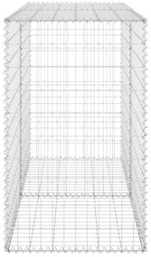 Muro gabião com tampas aço galvanizado 150x60x100 cm