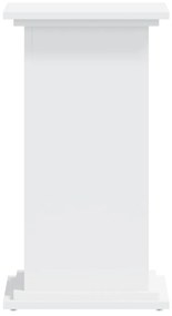 Suporte para plantas 33x33x60 cm derivados de madeira branco