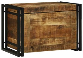 vidaXL Caixa de Armazenamento 60 x 40 x 41 cm Madeira de manga maciça