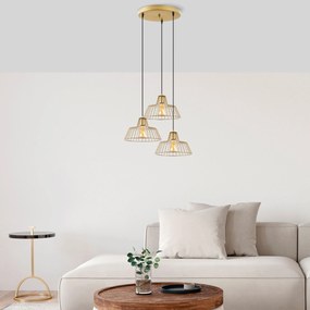 Chandelier Hakcu – Shiny Gold – 55 x 55 x 116 cm