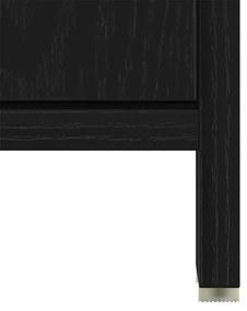 Móvel lavatório 60x33x60 cm derivados madeira carvalho preto