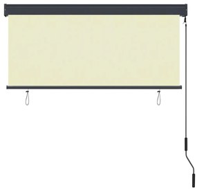 Estore de rolo para exterior 140x250 cm creme