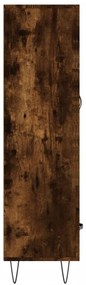 Armário alto derivados de madeira 69,5x31x115cm carvalho fumado
