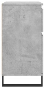 Aparador 60x35x70 cm derivados de madeira cinzento cimento