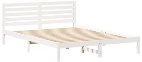 Estrutura da Cama com cabeceira Branco 160 x 220 cm