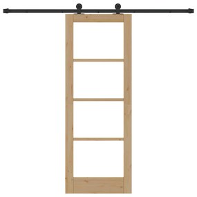 Porta Deslizante vidaXL com Kit de Ferragens 'ORKDAL'73.5x198.5 cm