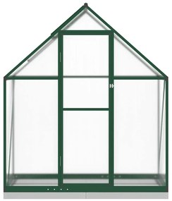Estufa com estrutura de base 169x58x202 cm alumínio verde