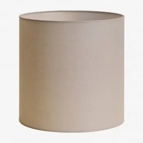 Abajur De Tecido Arlina Cinzento Taupe Claro & Ø30 Cm - ↑30 Cm - Sklum