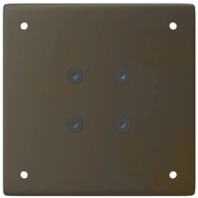 Pés para mesa de bar 4 peças aço natural 100-102 cm aço