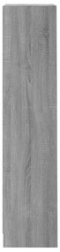Estante 3 prat. 40x24x109 cm derivados de madeira cinza sonoma