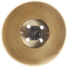 Candeeiro secretária industrial redondo 58x18x90cm E27 bronze