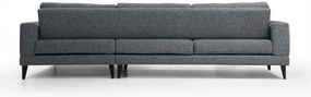 Sofá-Cama de Canto Nordic – Cinzento Escuro – 303 cm x 160 cm