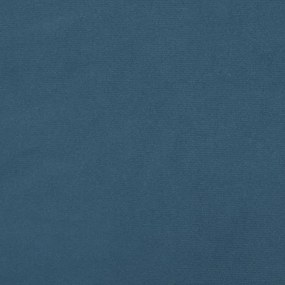 Cabeceira de cama veludo 80x5x78/88 cm azul