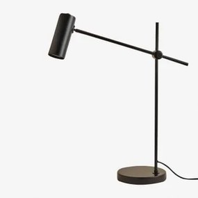 Candeeiro De Mesa Em Ferro Idina Preto - Sklum