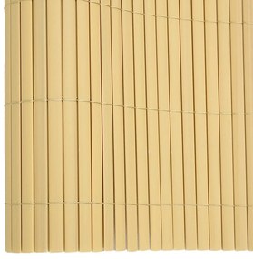 Cerca de jardim dupla face amarelo 1,8x3 m PVC