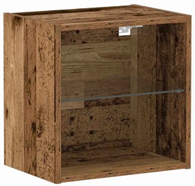 Prateleira Flutuante vidaXL 2 pcs Madeira Velha 40x28,5x40 cm Madeira