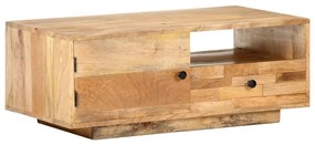 Mesa de centro 90x50x35 cm madeira de mangueira maciça