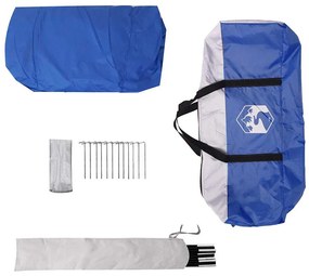 Tenda de festas impermeável azul ciano