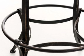 Banco de bar Radong 45 x 73-93 x 45 cm Bronze