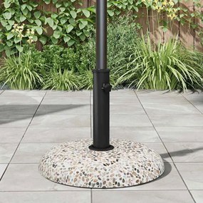Base de Parasol para Postes de 37/42/52/58mm, Concreto Multicolorido,