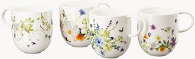 Canecas em porcelana fina Brillance, conjunto de 4