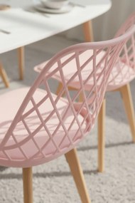 Pack 4 Cadeiras Mima - Rosa