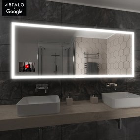 Espelho LED SMART com iluminação M1 premium + SmartScreen with Google TV