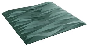 Painéis de parede 48 pcs 50x50 cm 12m² XPS pedra verde