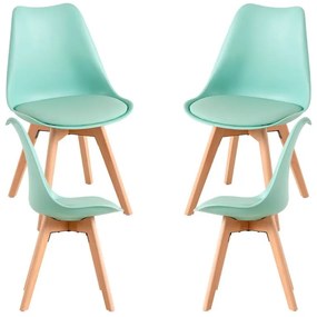 Pack 4 Cadeiras Synk Basic - Celadon