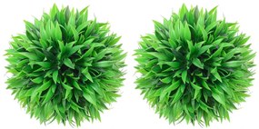 Bolas de buxos artificiais 2 pcs 30 cm