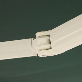 Toldo Manual Retrátil com Manivela 295x245cm Toldo Enrolável Alumínio