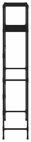 Estante arrumação p/ máquina de lavar 2 prat. 69x28x143cm ferro