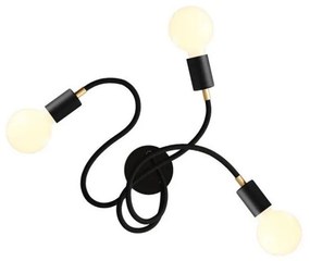 O candeeiro de teto Flex 60 flexível fornece luz difusa com lâmpada LED G95