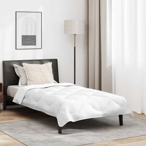 Conjunto de Edredom de Inverno 2 pcs Branco 155 x 220 cm Microfibra