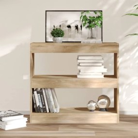 vidaXL Estante/divisória 80x30x72 cm cor carvalho sonoma