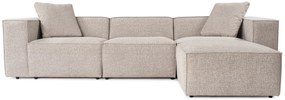 Sofá de Canto Lora – Mocha – 303 cm x 193 cm