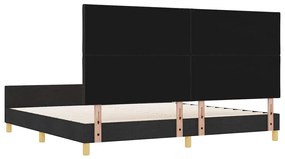 Cama vidaXL Preta 200x200 cm em Tecido