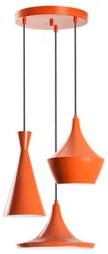 Candeeiro de Teto Tom - Laranja - Diâmetro: 45 cm