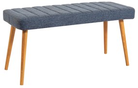 Conjunto de Mesa de Jantar Extensível Santiago – Carvalho e Azul Escur